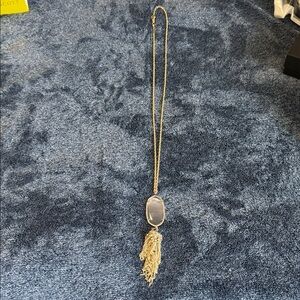 Kendra Scott Gold Pendant Necklace with Tassel